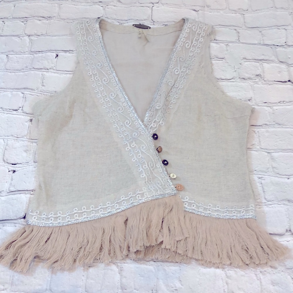 BKE boho vest